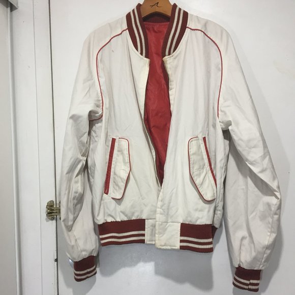 VINTAGE JCPENNEY REVERSIBLE BOMBER JACKETS SIZE L - Picture 8 of 13